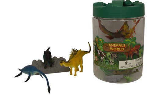 Jollity Works JollyDinos - Box met kleine Dinofiguren - Dinosaurus - Jurassic