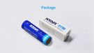 xtar 21700 - 5000mAh pile lithium-ion rechargeable protégée avec bouton supérieur