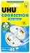 UHU Mini-correctieroller, snel, schoon en nauwkeurig, wit, set van 2, 6 m x 5 mm