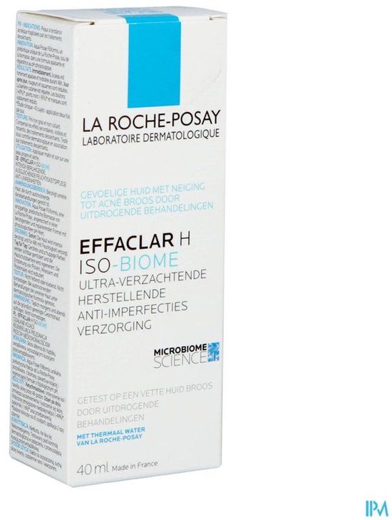 La Roche-Posay Effaclar H Iso-Biome Hydraterende Crème - 40ml