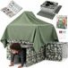 Tiny Thinkers B.V. Fort Bouwplaten Set + Uitbreidingspakket - Kasteel Bouwen - 68 Onderdelen