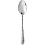 WMF Sitello Voorgerechtenlepel, dessertlepel 13,5 cm, Cromargan gepolijst roestvrij staal, hamerslag, ergonomisch, glanzend, vaatwasmachinebestendig, zilver