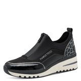 Marco Tozzi Dames Sneaker 2-24780-45 Zwart Imitatieleer F-breedte Maat 37 EU