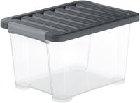 Rotho core plus opbergboxen - set van 4 - stapelbaar - 15 ltr