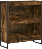 vidaXL Boekenkast Rook Eik 80 x 30 x 86,5 cm bewerkt hout