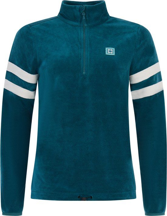 Protest Prtmiek Skipully Dames Outdoor Fleece Sweater Lange Mouwen 1/4 Rits Rainstorm Blue M