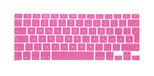 System-S Siliconen toetsenbordbescherming QWERTZ Duits voor MacBook Pro/Air, iMac Roze