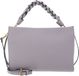 Coccinelle Leren handtas schoudertas Boheme Grana Double Hand Bag Oyster / Pearl mauve