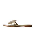 Super Mode La Bottine Souriante Platte instapsandalen goud