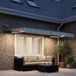 Maison Exclusive - Pare-soleil électrique avec éclairage LED et capteur, 3 x 2,5 mètre