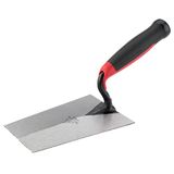 Bellota Pro trapeziumtroffel met handvat van twee materialen, 180 mm/TRF21BBM, zwart, metaal, rood