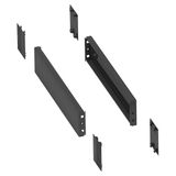 Schneider Electric Sarel Sokkel voor kast/lessenaar - Grijs, Staal, 40x10x40cm