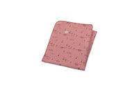 Knuffeldeken Emmis Garden Knuffeldeken mousselin rood