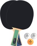 Donic-Schildkröt Schildkröt Tafeltennis Set met 2 Batjes en 3 Ballen