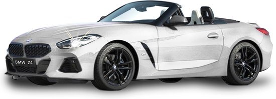 Jamara 405174 BMW Z4 Roadster 1:14 wit 2,4 GHz deur handmatig officieel gelicentieerd, tot 1 uur rijtijd, ca. 11 km/h, perfect nagemaakte details, gedetailleerde binnenruimte, LED-licht