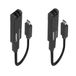Lindy 43312 USB Type-C naar LC netwerkextender 10 Gbit/s Zwart