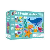 Galt Toys - 4 Puzzels IN A Box Ocean (James GALT 1)
