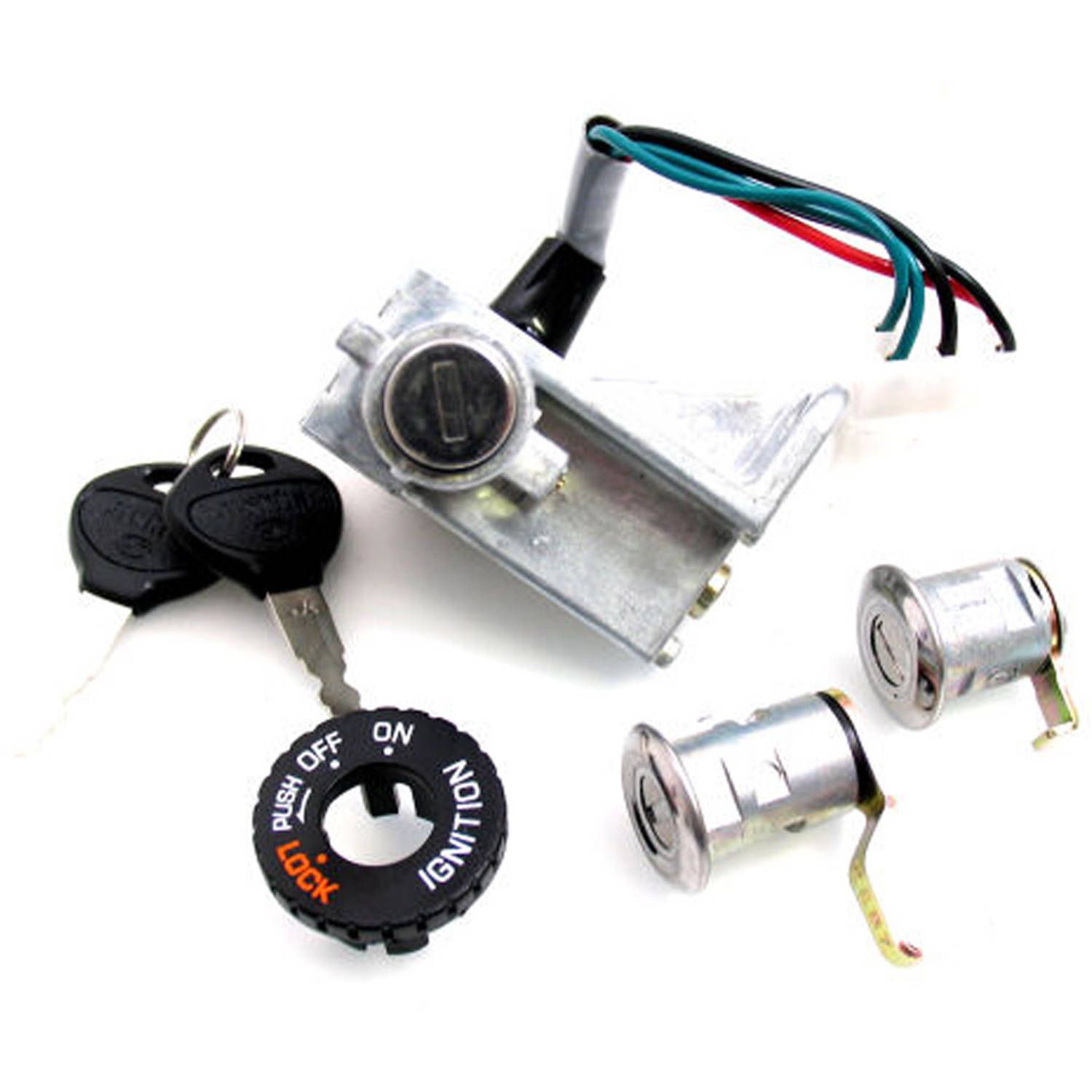 Vicma slotset kymco top boy - zilver