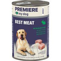 PREMIERE Best Meat Adult Konijn en rijst 6x400 g