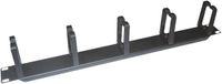 LogiLink 2 direct GmbH Kabelführungspanel 19 1HE, 5 Plastikringe, schwarz