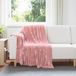 vidaXL Plaid Roze 150 x 130 cm Fleece