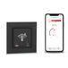 VEMER VE796101 OIKOS WIFI INT, wifi-timer op inbouwdoos, rond (50 x 50), smart thermostaat met app, Alexa en Google Home, weekprogrammering, stroomvoorziening 230 V, grijs
