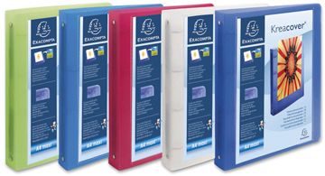 Exacompta Kreacover® Ringmap - 2 ringen - 5 geassorteerde kleuren
