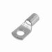 SeKi 14097 35 mm, buiskabelschoen, blank, M8, kabelschoen, niet geïsoleerd, zilver