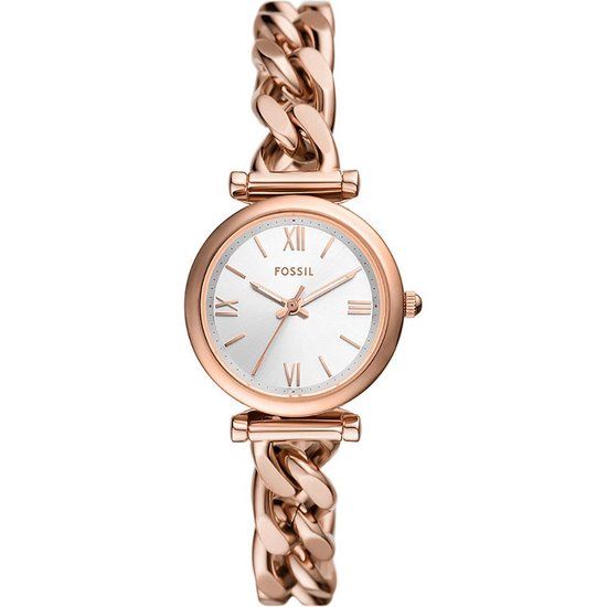 Fossil ES5330 Carlie Horloge Dames - Rosékleurig - Staal - 28mm - 2024