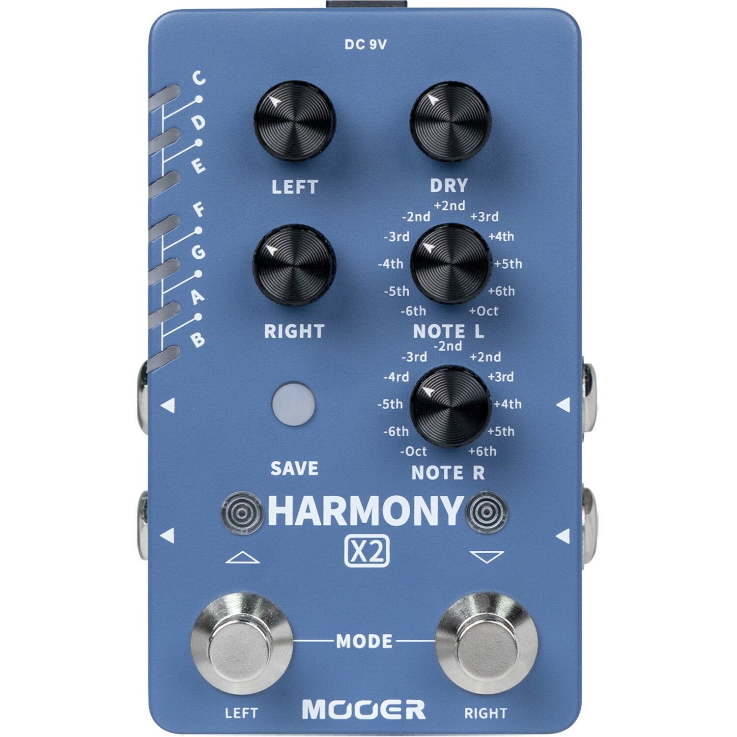 Mooer Harmony X2 - Harmony Effect Pedal
