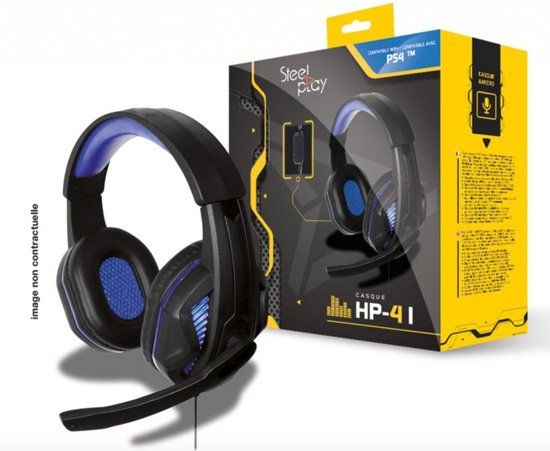 Steel-Play Headset Hp41 PC Xb1 Smartphone Tablett Kombatibel PS4