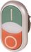 Eaton 284830 M22-DDLM-GR-X1/X0 Dubbele drukknop Kunststof frontring 1 stuk(s)