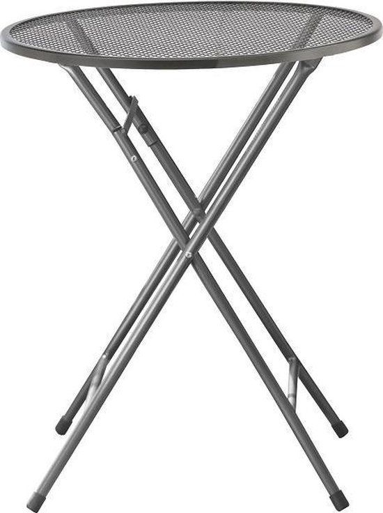 Kettler Tafel strekmetaal 60 cm rond klapbaar - Antraciet