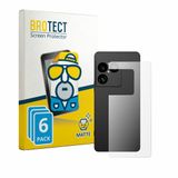 BROTECT - Screenprotector voor Sony Xperia 1 VIII (Achterkant) - Folie Beschermfolie matte 6 Stuks