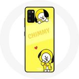 Maniacase Etui voor Samsung Galaxy S20 BTS Bangtan BT21 Chimmy Jimin Gele Achtergrond