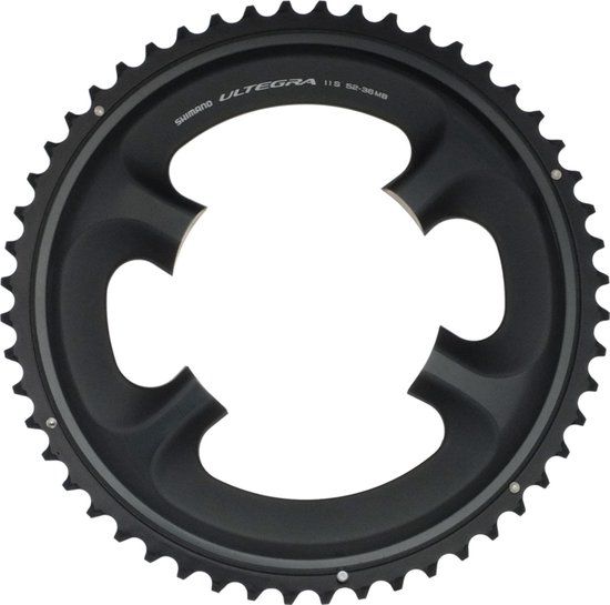 Shimano Ultegra FC-6800 52T-MB 11s 110mm Kettingblad Zwart