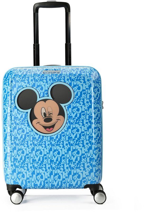 American Tourister Funlight Disney Spinner 55/20 Mickey Lenticular Blue