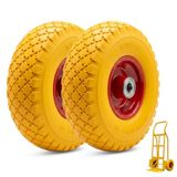 Ecovelò EGG04PUE 2 massieve wielen 3.00-4 anti-lek polyurethaan complete band voor bagagewagen