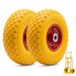 Ecovelò EGG04PUE 2 massieve wielen 3.00-4 anti-lek polyurethaan complete band voor bagagewagen