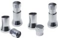 Simoni Racing Set ventielkapjes 'Chrome Valve' - Chroom