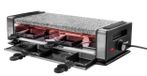 Unold Delice Basic Raclette Grill - 8 Personnes - 1200W - Noir/Acier inoxydable