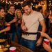 Out of the Blue Shotjesriem - 8 Shotglazen - Verstelbaar 120 cm - Feest Gadget