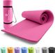 #DoYourFitness - Extra dikke fitness mat - »Jivan« - duurzaam, non-slip, huidvriendelijk, slijtvast - 183 x 61 x 2,0 cm - roze