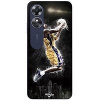 Maniacase Etui Oppo A17 basketbal Kobe Bean Bryant 24 Black Mamba