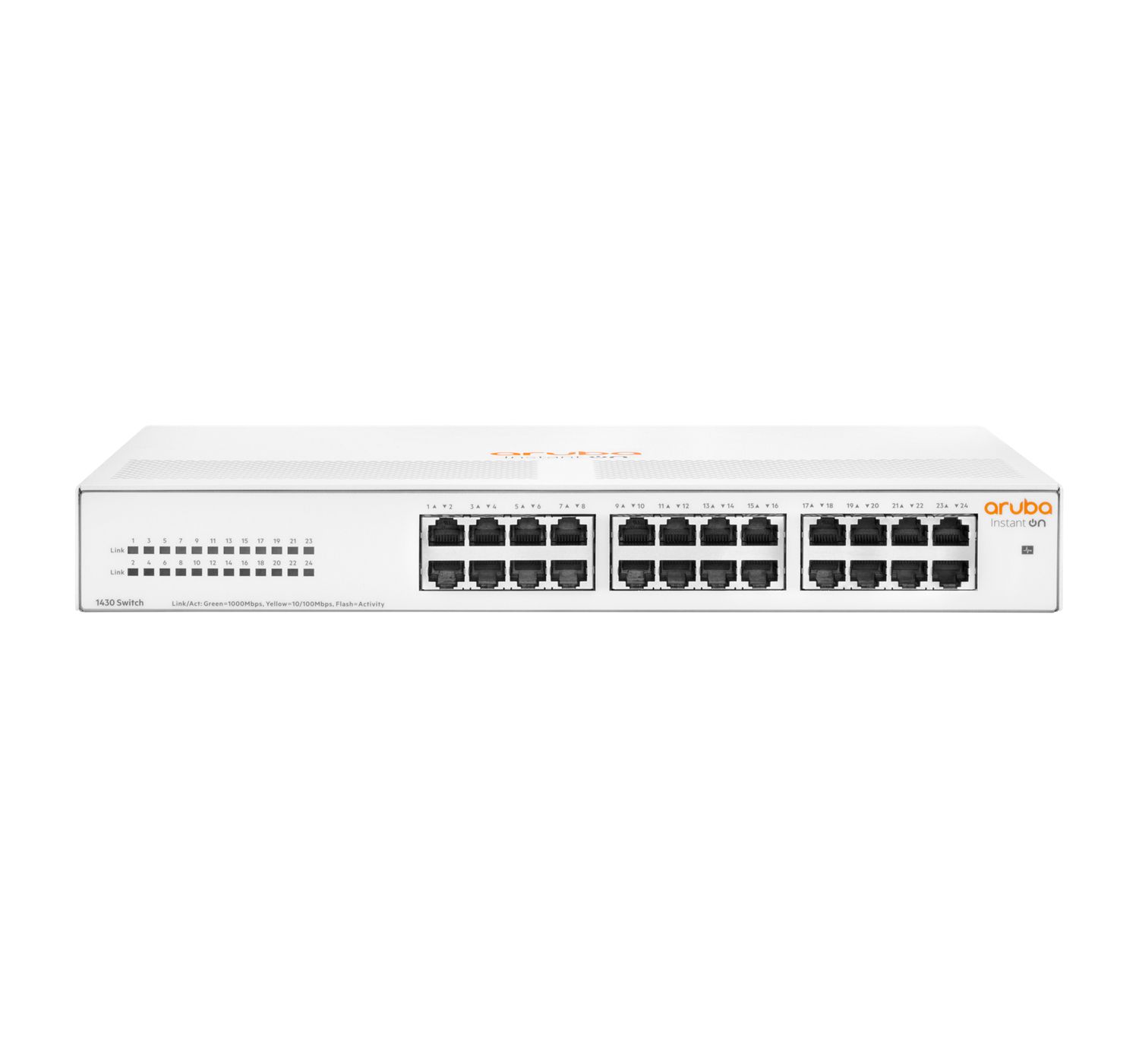 Aruba Instant On 1430 24G - Switch - 24 x Gigabit Ethernet - Unmanaged - L2 - White