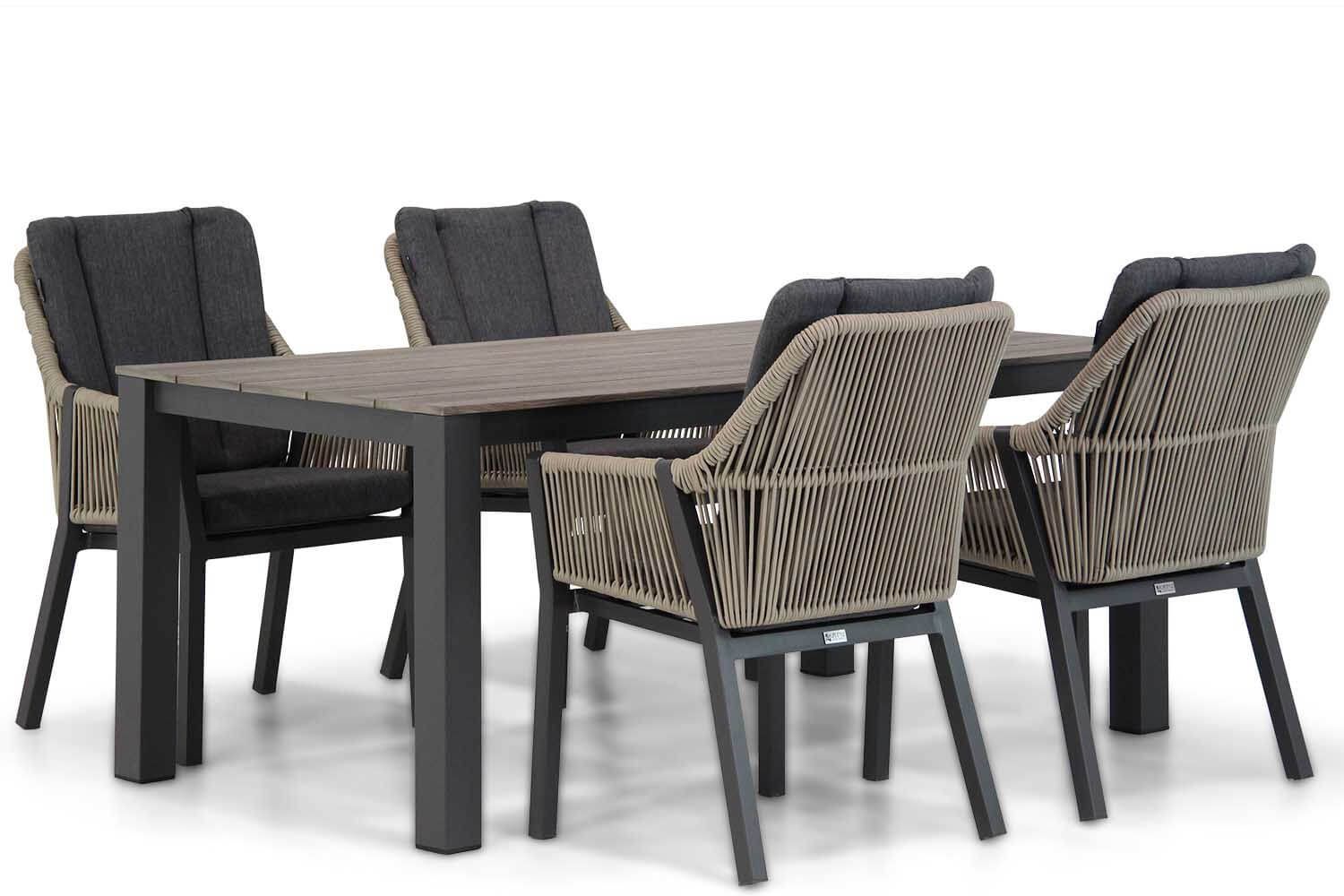 Lifestyle Garden Furniture Lifestyle Verona/Valley 180 cm dining tuinset 5-delig