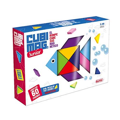 Lúdilo - Cubimag Jr magnetische kinderpuzzel, junior-versie, reisspellen, educatief speelgoed, meerkleurig (80918)