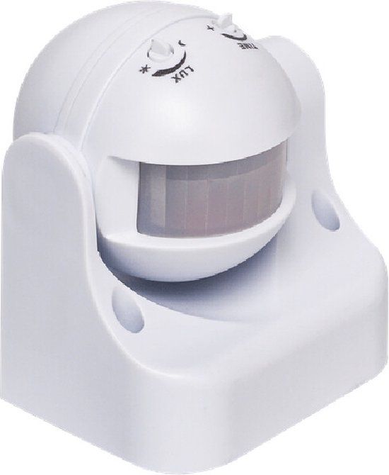 Aigi Infy Bewegingssensor - Opbouw Rond - Mat Wit - 180° 12m - Spatwaterdicht