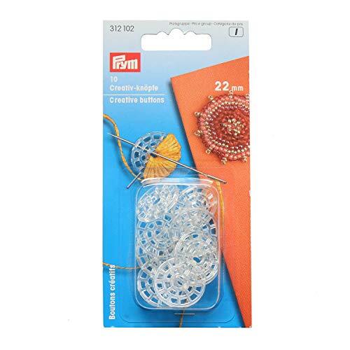 prym - creatieve plastic transparante (22 mm) knoppen - 1 Stuk