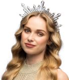 Boland Diadeem halo kroon Saphira
